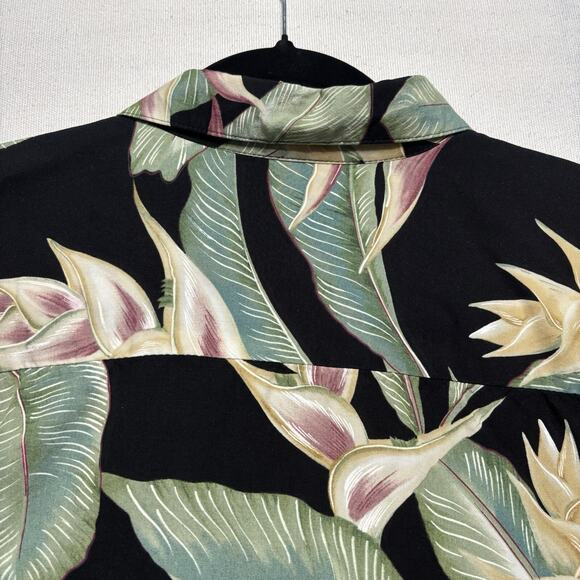 Vintage Tori Richard Hawaiian Shirt Mens 2XL Tropical Rayon Mother Pearl USA EUC - Picture 12 of 14
